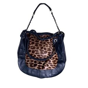 Hype leather fur bag